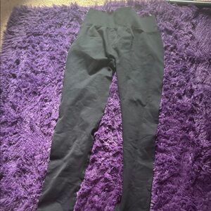 Black High-Waisted Leggings